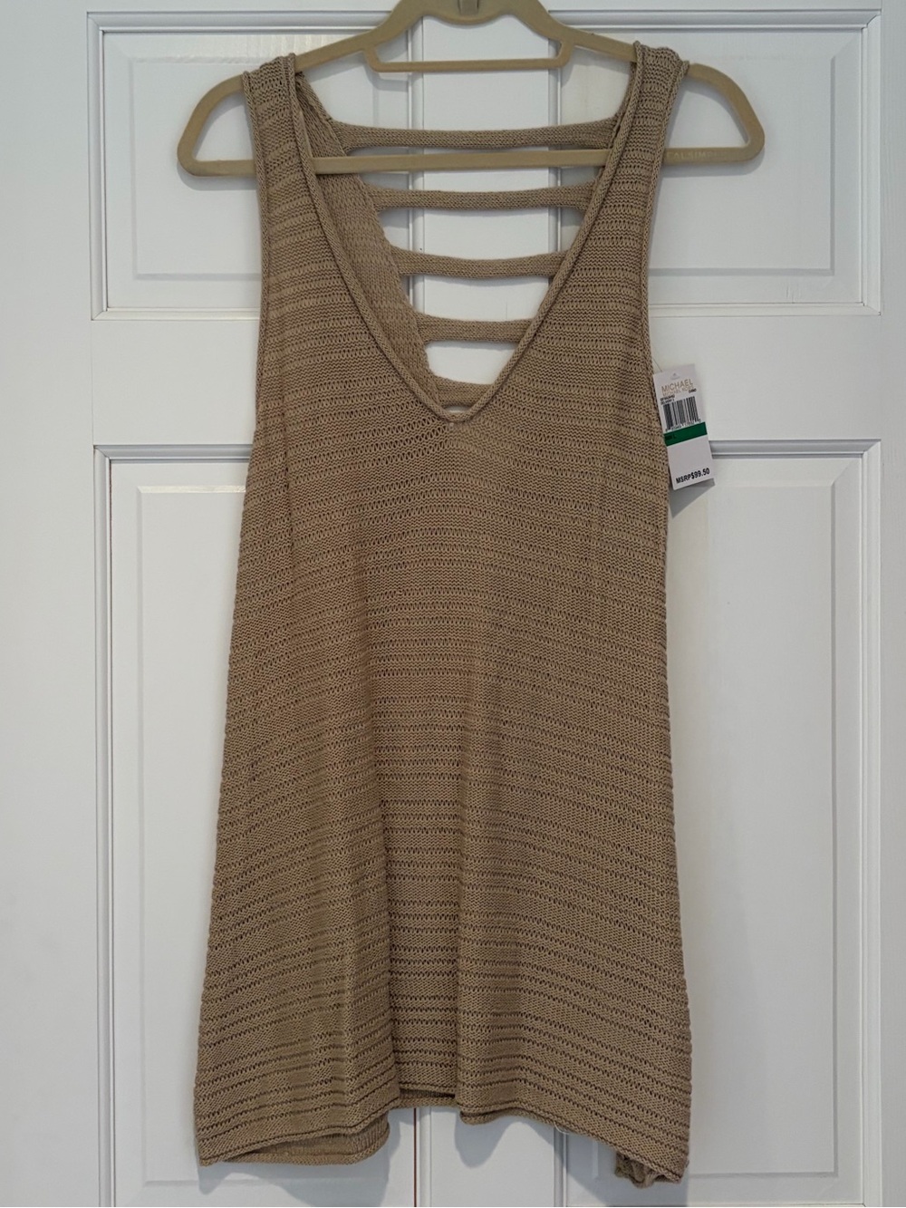 NWT Michael Michael Kors Knit Tank in Chino